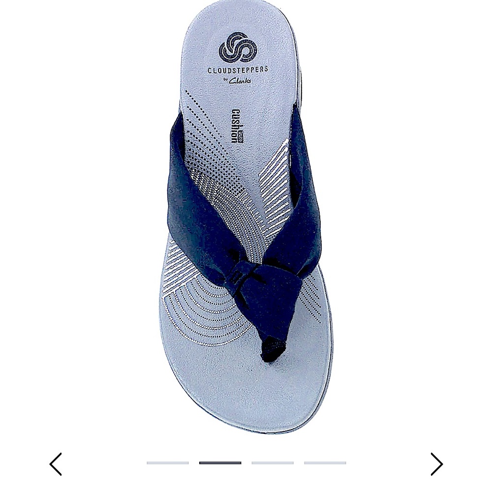 Clarks Arla Glison Grey Cloudsteppers Sandals